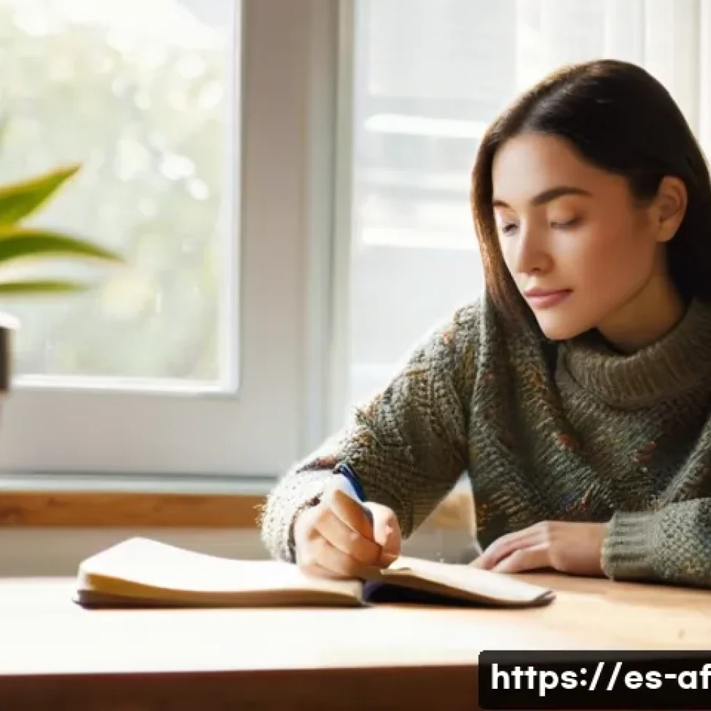 방과후지도사 자기계발 도서 추천 - **Prompt 1: Renewed Purpose and Self-Reflection**
    "A female monitor (aged 30s-40s) is sitting co...