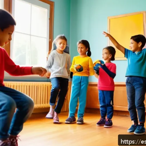 Home 33 방과후지도사 근무 시간과 워라밸 - A vibrant after-school activity monitor organizing a flexible daily schedule with children engaged i...
